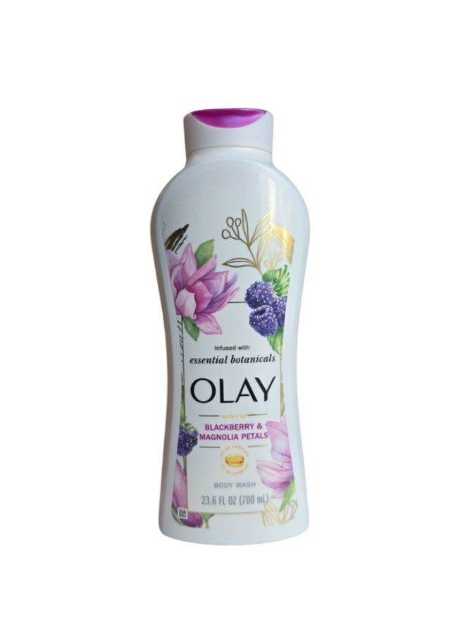 Olay Blackberry & Magnolia Petals Body Wash 700ML - Image 2